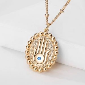 Hamsa necklace